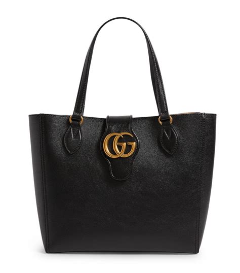 gucci dahlia textured-leather tote|Womens Gucci black Leather Dahlia Tote Bag .